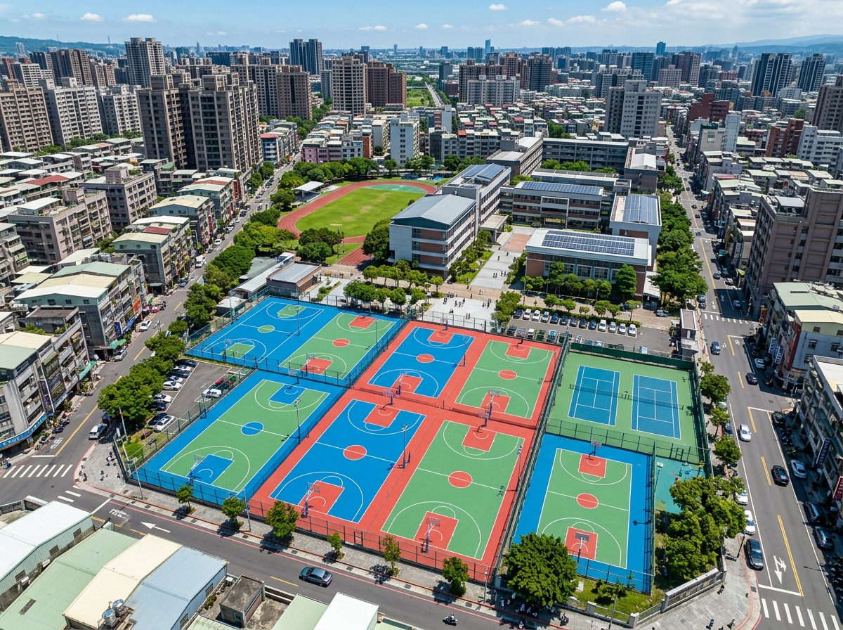 赣州市塑胶颗粒硅PU篮球场 - 哪里好
